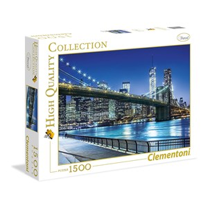 Clementoni (31804) - "Metropole New York" - 1500 Teile Puzzle