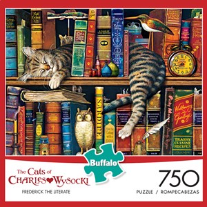 Buffalo Games (17077) - Charles Wysocki: "Frederick the Literate" - 750 Teile Puzzle