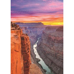 Jumbo (18399) - "Abenddämmerung im Grand Canyon" - 500 Teile Puzzle