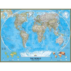 New York Puzzle Co (NPZNG1601) - "Die Welt als Karte" - 1000 Teile Puzzle