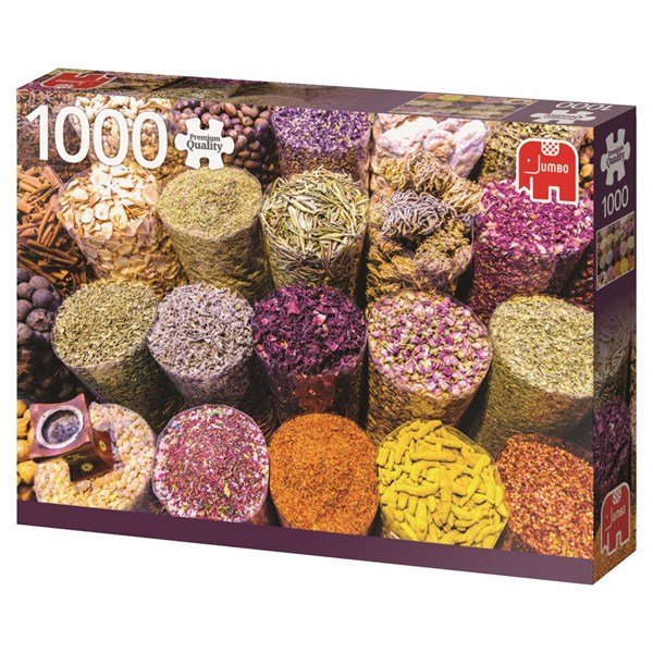 Jumbo (18550) - "Gewürze" - 1000 Teile Puzzle