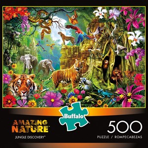 Buffalo Games (3775) - Ciro Marchetti: "Jungle Discovery" - 500 Teile Puzzle