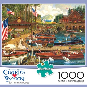 Buffalo Games (11426) - Charles Wysocki: "Lost in the Woodies" - 1000 Teile Puzzle