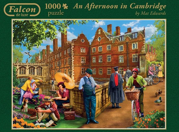 Falcon (11129) - "Ein Nachmittag in Cambridge" - 1000 Teile Puzzle