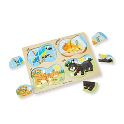 Melissa and Doug (9861) - "Pets" - 16 Teile Puzzle