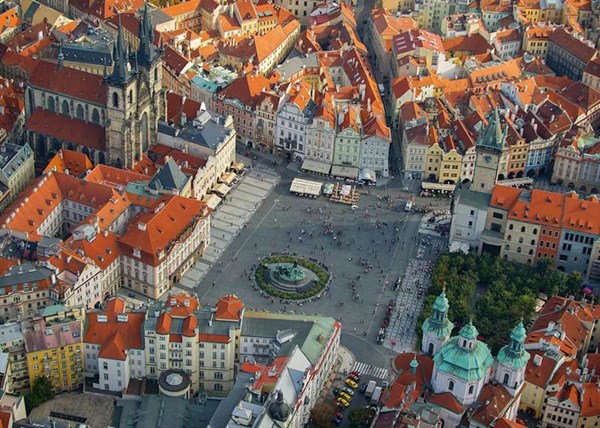 Piatnik (540844) - "Prag von oben" - 1000 Teile Puzzle