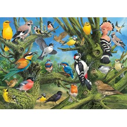 Eurographics (6000-0967) - John Francis: "Gartenvögel" - 1000 Teile Puzzle