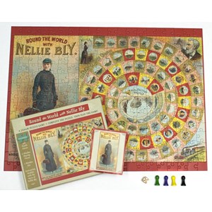 Pomegranate (AA741) - "Round the World with Nellie Bly" - 300 Teile Puzzle