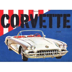 New York Puzzle Co (GM956) - "1958 Corvette Convertible" - 500 Teile Puzzle