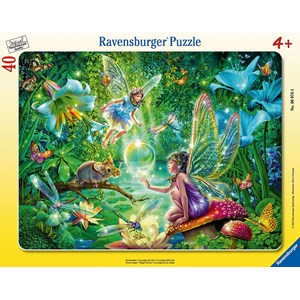 Ravensburger (06076) - "Feenzauber" - 40 Teile Puzzle