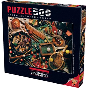 Anatolian (PER3582) - "Viele Ausrüstungsgegenstände verschiedenster Sportarten" - 500 Teile Puzzle