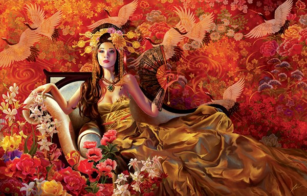 SunsOut (67636) - Nene Thomas: "Orchids" - 1000 Teile Puzzle