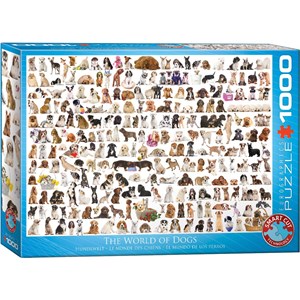Eurographics (6000-0581) - "Hundewelt" - 1000 Teile Puzzle