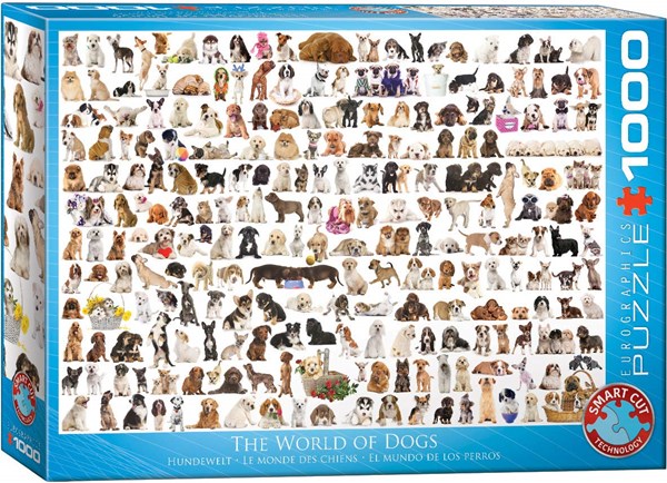 Eurographics (6000-0581) - "Hundewelt" - 1000 Teile Puzzle