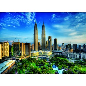 Trefl (270754) - David Cheong: "Petronas-Türme, Malaysia" - 2000 Teile Puzzle