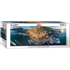 Eurographics (6010-5302) - "360° Blick auf Porto Venere" - 1000 Teile Puzzle