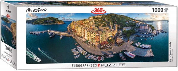 Eurographics (6010-5302) - "360° Blick auf Porto Venere" - 1000 Teile Puzzle
