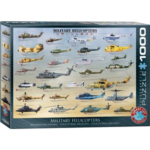 Eurographics (6000-0088) - "Militärhubschrauber" - 1000 Teile Puzzle