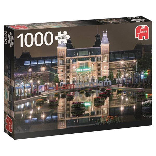 Jumbo (18351) - "Rijksmuseum in der Nacht" - 1000 Teile Puzzle