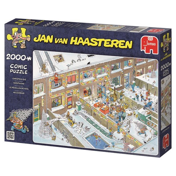 Jumbo (19032) - Jan van Haasteren: "Heiligabend" - 2000 Teile Puzzle