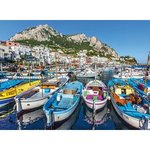 Ravensburger (14660) - "Farbenfroher Hafen" - 500 Teile Puzzle