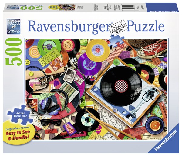 Ravensburger (14917) - Aimee Stewart: "Viva le Vinyl" - 500 Teile Puzzle