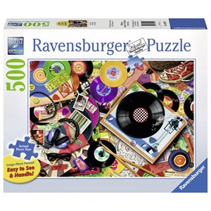 Ravensburger (14917) - Aimee Stewart: "Viva le Vinyl" - 500 Teile Puzzle