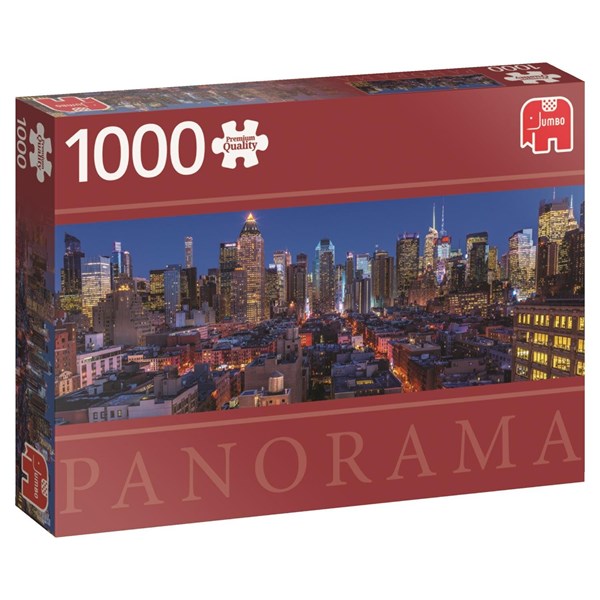 Jumbo (18576) - "Skyline von New York" - 1000 Teile Puzzle