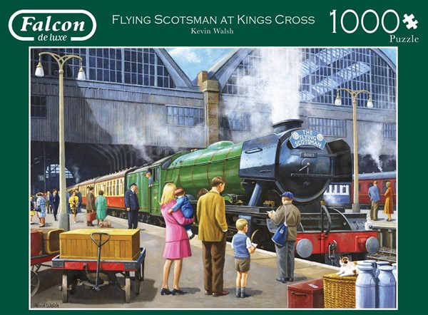Falcon (11160) - Kevin Walsh: "Flying Scotsman am Kings Cross" - 1000 Teile Puzzle