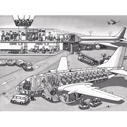 Ravensburger (06669) - "At the Airport" - 41 Teile Puzzle