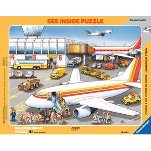 Ravensburger (06669) - "At the Airport" - 41 Teile Puzzle