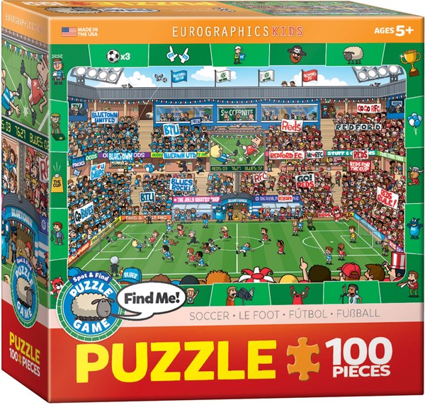 Eurographics (6100-0476) - "Football" - 100 Teile Puzzle