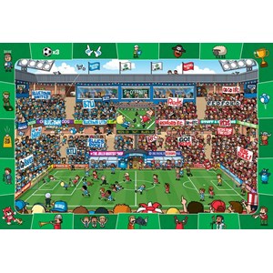 Eurographics (6100-0476) - "Football" - 100 Teile Puzzle