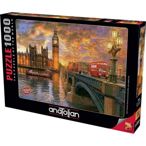 Anatolian (PER1023) - "Westminster Sunset, London" - 1000 Teile Puzzle