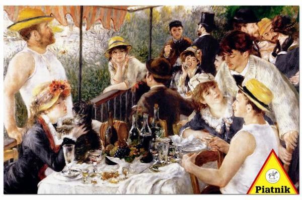 Piatnik (568145) - Pierre-Auguste Renoir: "Frühstück der Ruderer" - 1000 Teile Puzzle