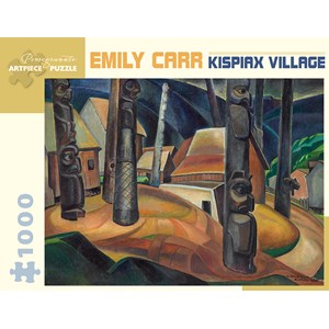Pomegranate (AA925) - Emily Carr: "Kispiax Village" - 1000 Teile Puzzle