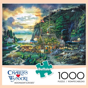 Buffalo Games (11438) - Charles Wysocki: "Moonlight & Roses" - 1000 Teile Puzzle