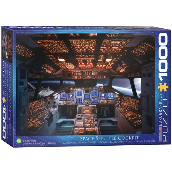 Eurographics (6000-0265) - "Cockpit der Raumfähre Columbia NASA" - 1000 Teile Puzzle