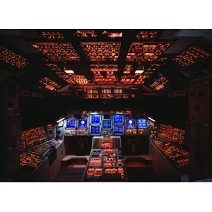 Eurographics (6000-0265) - "Cockpit der Raumfähre Columbia NASA" - 1000 Teile Puzzle