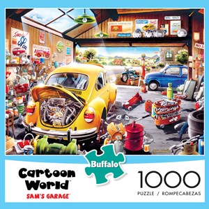 Buffalo Games (11527) - "Sam's Garage" - 1000 Teile Puzzle