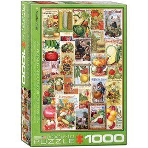 Eurographics (6000-0817) - "Gemüse Samen Katalog" - 1000 Teile Puzzle
