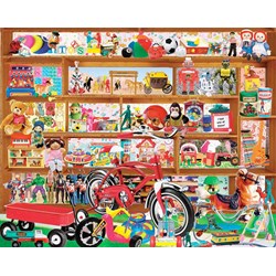 White Mountain (972PZ) - Lois B. Sutton: "Vintage Toys" - 1000 Teile Puzzle