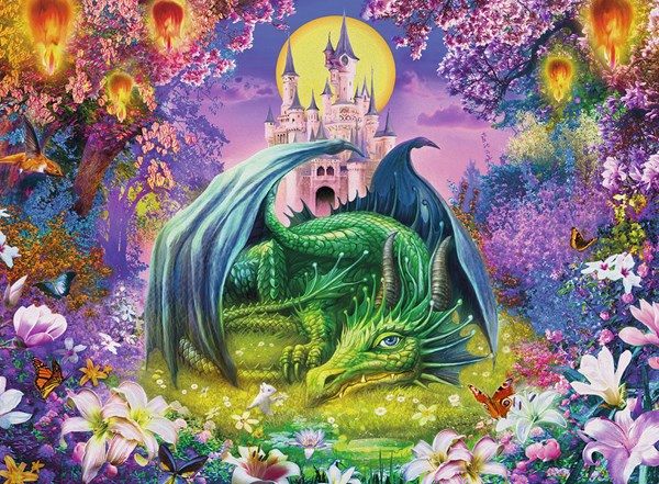 Ravensburger (12820) - Jan Patrik Krasny: "Castle Protector" - 200 Teile Puzzle