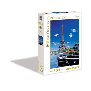 Clementoni (30302) - "Eiffel Tower Boat View" - 500 Teile Puzzle