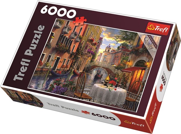Trefl (65003) - Dominic Davison: "Romantisches Venedig" - 6000 Teile Puzzle