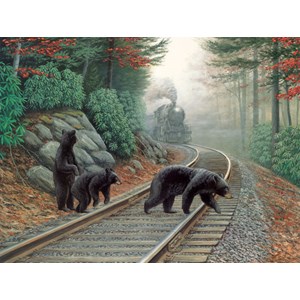 SunsOut (48804) - Dan Christ: "Bear Tracks" - 500 Teile Puzzle