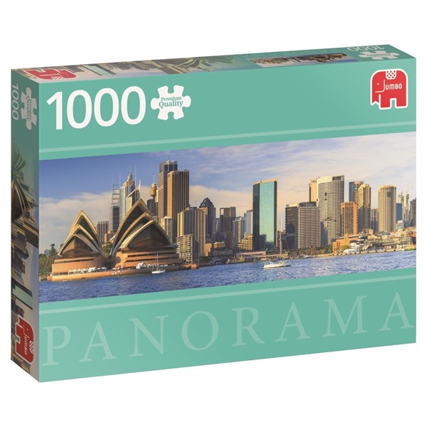 Jumbo (18577) - "Skyline von Sidney" - 1000 Teile Puzzle