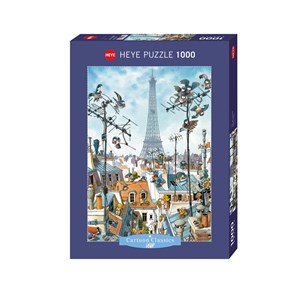 Heye (29358) - Jean-Jacques Loup: "Eiffelturm" - 1000 Teile Puzzle
