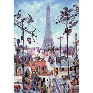 Heye (29358) - Jean-Jacques Loup: "Eiffelturm" - 1000 Teile Puzzle