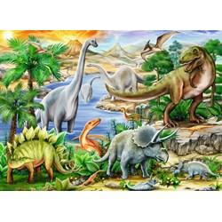 Ravensburger (09621) - "Prehistoric Life" - 60 Teile Puzzle